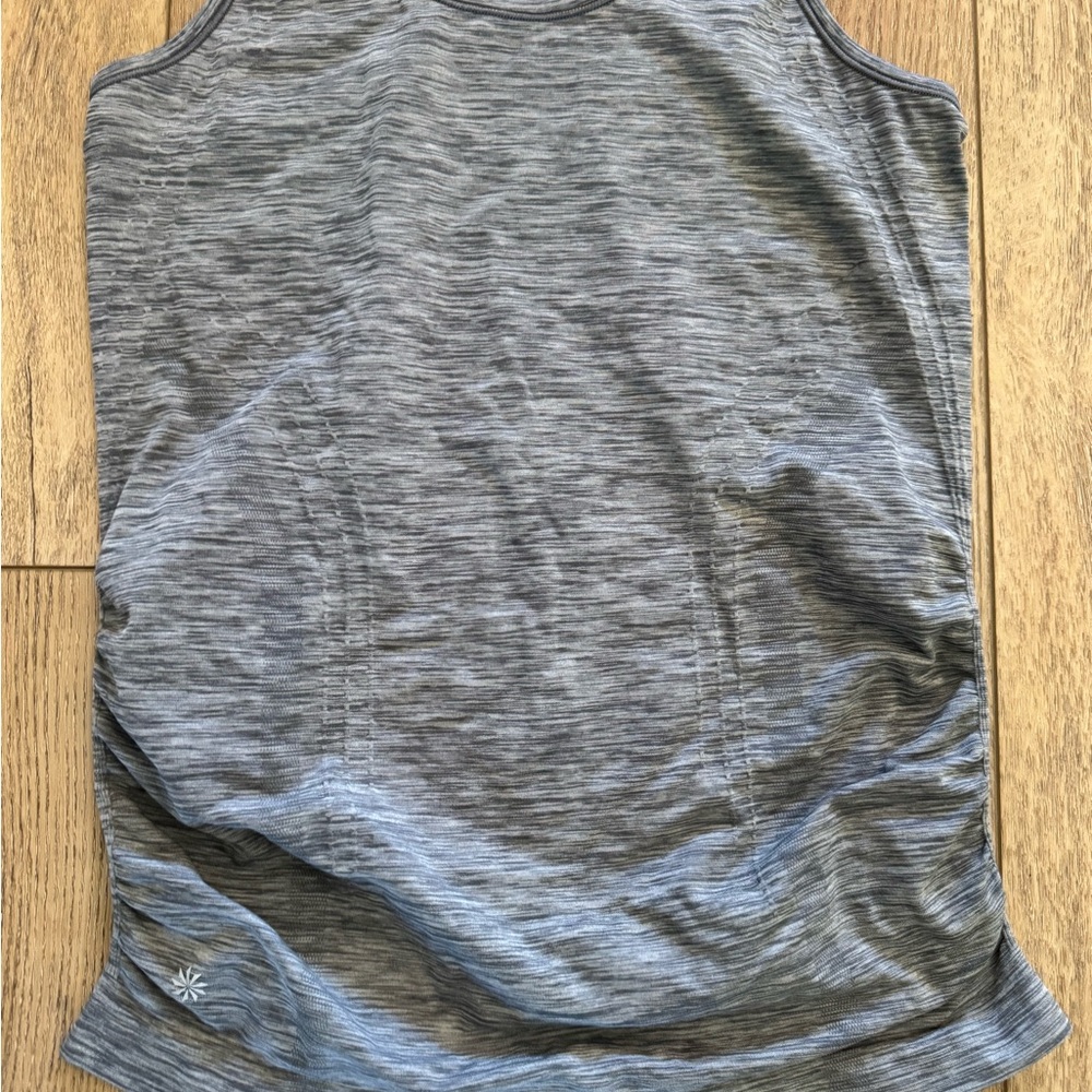 Athleta Blue Heathered Tank Top - Picture 4 of 8